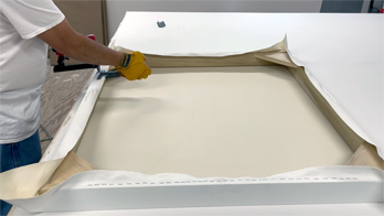 Our 2-pack canvases for painting are custom-made to your dimensions, each tightly stretched and primed for collaborative or dual-theme projects. Both canvases ship in a single solid-wood crate that protects both pieces. Convenience and quality in designed pairs.
