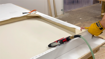 Looking for art alternatives to mass-market canvas Try our custom-stretched canvases built to your specifications for depth and tension. Each is primed and arrives pre-stretched in a wood shipping crate for gallery-ready presentation.