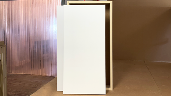 An art canvas custom-built to your size and depth demands heavy-duty stretcher bars and tight tension for a professional feel. Each canvas is pre-primed and ships in a reusable wooden box for protection. Ready for your first brushstroke on arrival.
