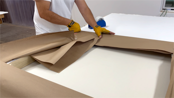 Bulk stretched canvas frames are available in custom lengths and depths, pre-cut and crated for efficient studio assembly or shipping. Choose to stretch yourself or order fully mounted canvases. Quality frame kits for organized creation.