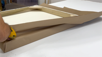 We build canvases best for acrylic paints—gallery-grade priming and tension keep vibrant pigments bright and flat. Choose your desired size, thickness, or fiber for peak performance. Every canvas arrives in a solid-wood shipping box ready for studio use.