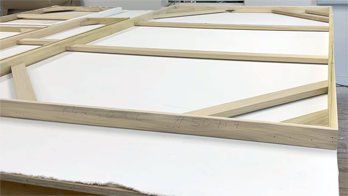 Our canvas gallery wrap features canvases stretched over deep frames to present edge-wrapped art styles. Each wrap is built to your dimensions, tensioned, primed, and crated for protection. Impress collectors with ready-to-display gallery depth.