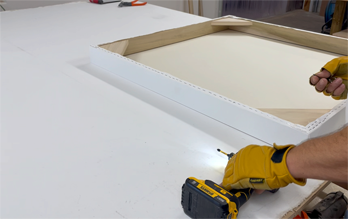 Our custom canvas for acrylic painting is built with your chosen size and gallery depth, primed for vibrant color, and tensioned to avoid sag. It is shipped securely in a wood crate to preserve flatness. Ready for bold acrylic expression from the moment it arrives.