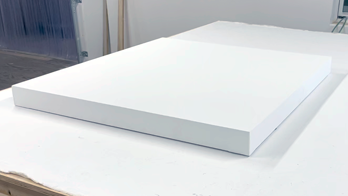 Our large blank canvas is tailored to your needs—select any width, height, or gallery-depth—and enjoy a flat, tight surface on heavy-duty bars. Arriving pre-primed, it’s paint-ready with no prep time. Packaged in a reusable wooden crate, it stays safe until your next project.