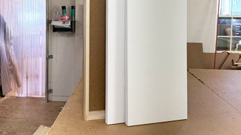 Even small canvases get big treatment—custom sized to your needs, stretched tight on heavy-duty frame, and pre-primed for detail work. Arrives secure inside a compact wooden crate. Studio-quality surface for fine work, protected at every step.