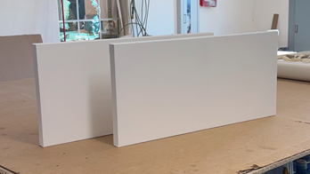 Our stretched canvas frame price is transparent and reflects the quality of kiln-dried hardwood, custom size, and gallery-grade tensioning. You arrive at a finish-ready canvas primed and stretched to spec. Each accompanies a reusable wood crate—no hidden charges.