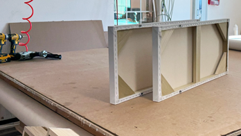 Need hanging wire pre-installed Our service preps heavy-duty stretcher bars with secure wire mounts and metal fittings. Canvas ships tightly stretched and primed, ready to hang. Delivered in a wood crate for added protection during setup.