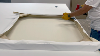 We are premier stretched canvas suppliers offering full customization, triple-primed surfaces, and tensioned framing. Each canvas ships in a wood crate designed to protect from studio to gallery. Built for professionals who demand consistency.