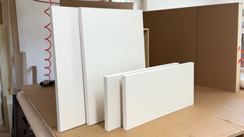 Prefer to prime yourself? Order our unprimed cotton canvas pre-stretched on heavy frames of any size. Each arrives taut and clean inside a wood crate. It is perfect for artists who like control over their gesso process.
